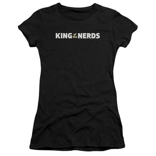 King of the Nerds Horizontal Logo Juniors T-Shirt